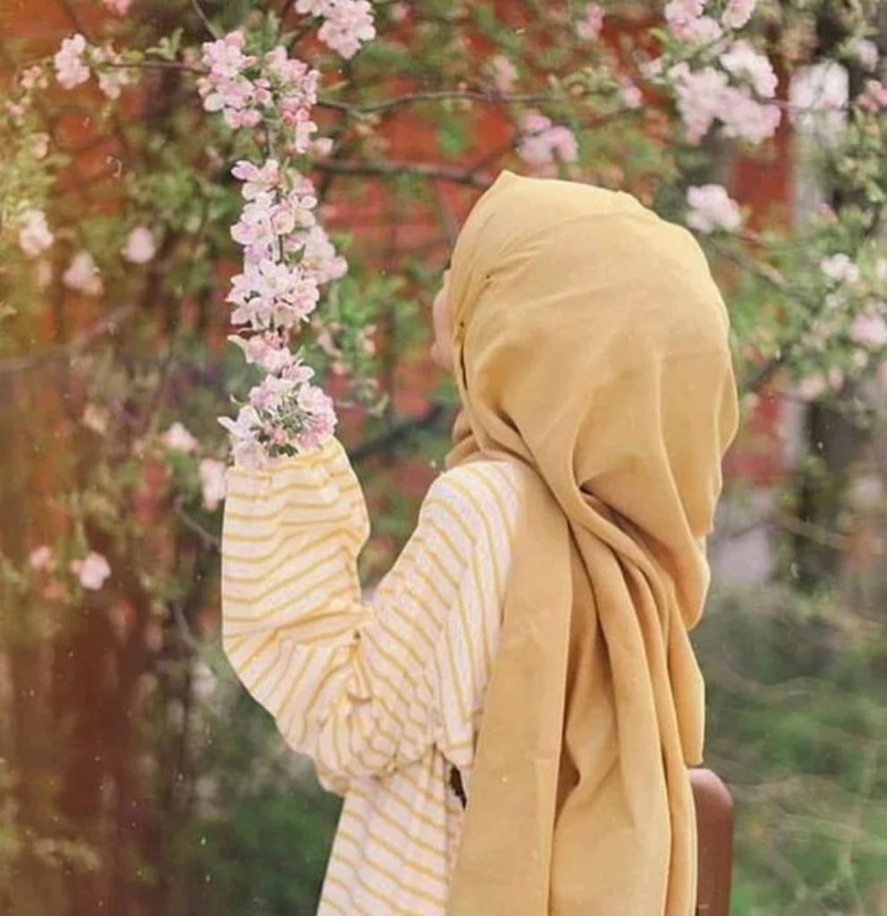 фото девушек в хиджабе без лица красивые